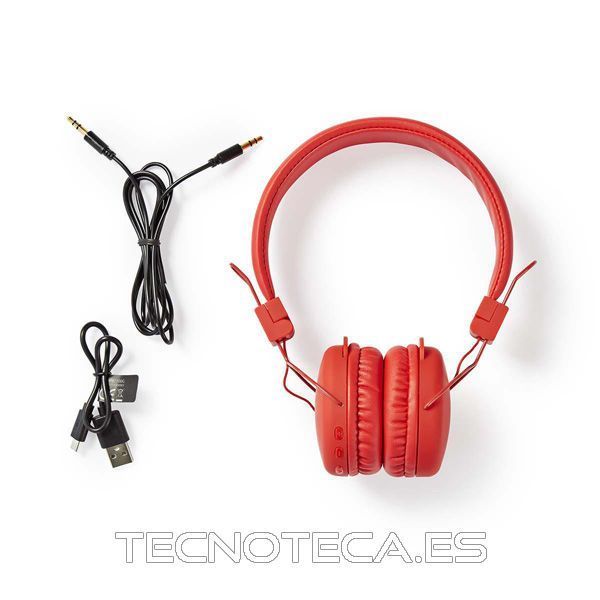 HPBT1100RD. Auriculares BLUETOOTH rojos - Imagen 2