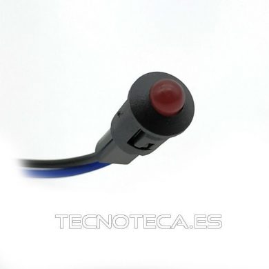 PILOTO LED 8MM 230VAC ROJO