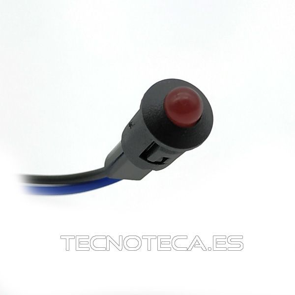 PILOTO LED 8MM 230VAC ROJO