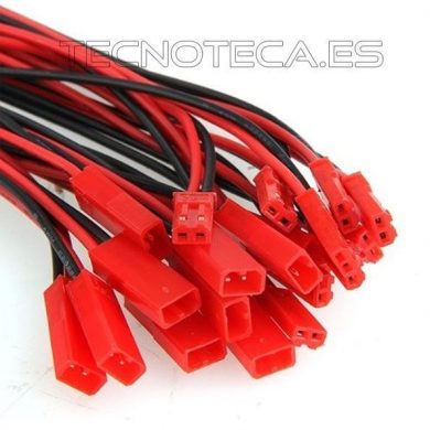 Cable con conector JST BEC macho hembra 10/15cm