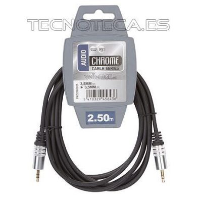PAC206C025N. Conexion JACK 3,5 a JACK 3,5 2,5m
