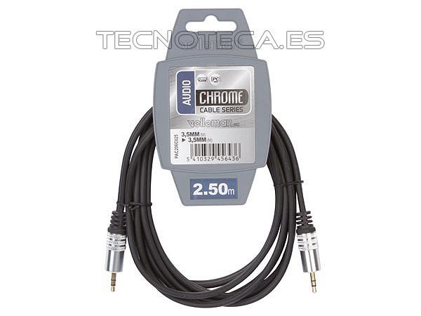 PAC206C025N. Conexion JACK 3,5 a JACK 3,5 2,5m