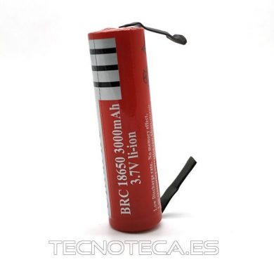 BRC18650TER. Bateria LI-ON 3.7V 3Ah 18650 C.T.
