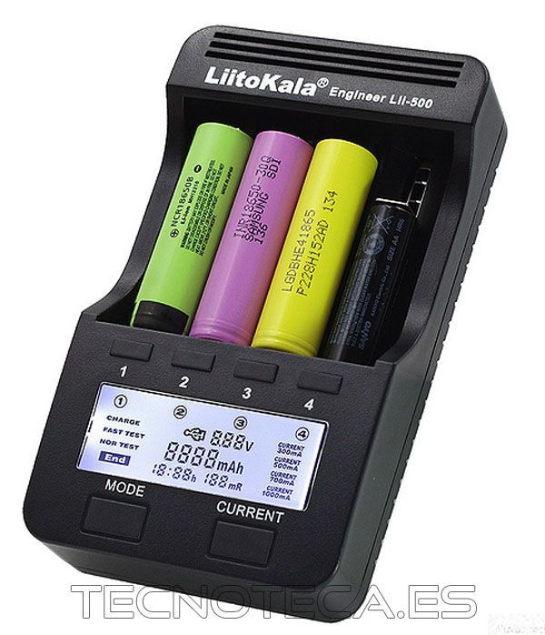Cargador universal LI-ON/LI-PO/NIMH/NICD. Lii500