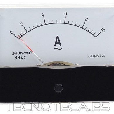 Amperimetro de panel analogico 10A AC