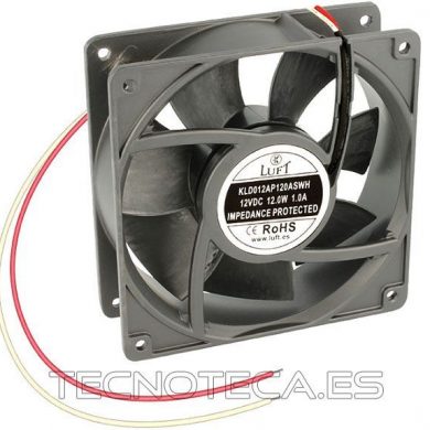 VEN017. Ventilador 120x120x38 12VDC