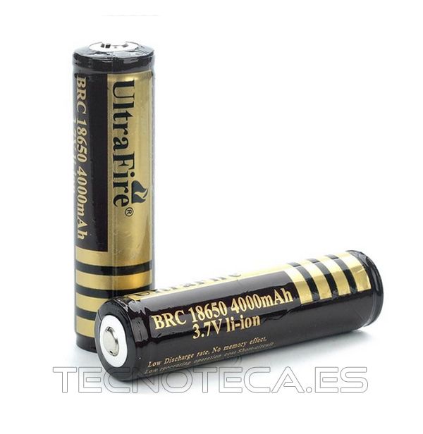 BRC18650. Batería de LITIO 18650 4000mAh 3,7V