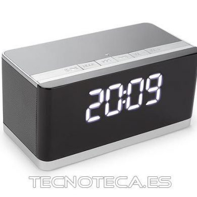 BTSP7. MINI altavoz HI-FI, reloj, FM, USB y micro SD