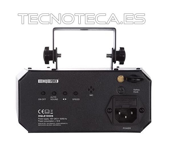 HQLE10009. Proyector LED estroboscopio 54LEDS RGB - Imagen 2