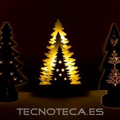 XML36. Arbol de NAVIDAD de madera 3 unidades