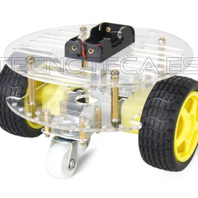 SCHVAR014. Kit chasis de coche con dos ruedas y motores