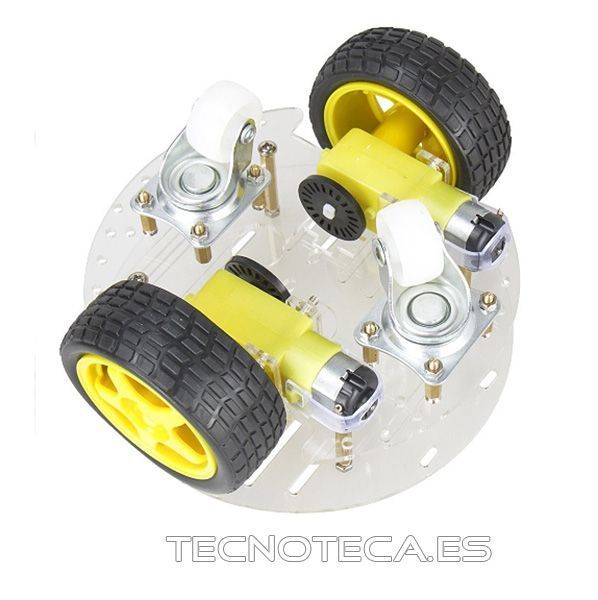 SCHVAR014. Kit chasis de coche con dos ruedas y motores - Imagen 2