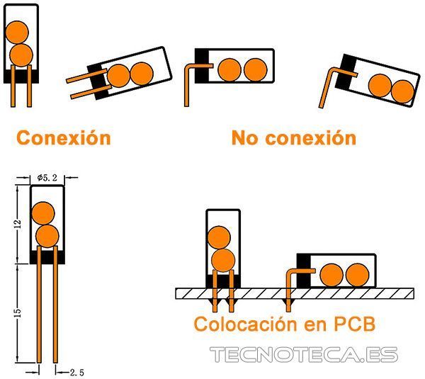 Modulo sensor de inclinación SW520D de bolas - Imagen 2