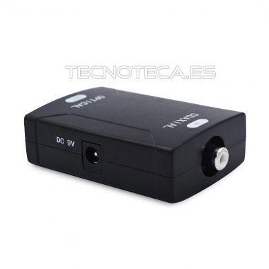 Cable adaptador audio digital Optico a RCA digital