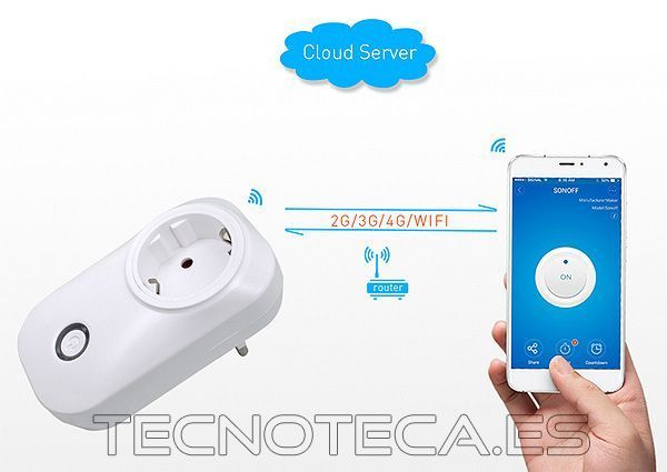 SCHD009. Control remoto por WIFI 1 canal 230VAC Alexa - Imagen 2