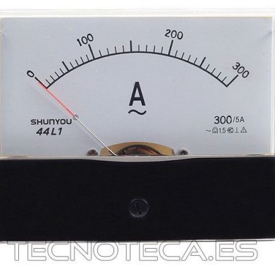 Amperimetro de panel analogico 5AAC