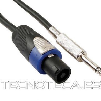 PAC144. Cable speakon macho a jack 6,35 m 5m