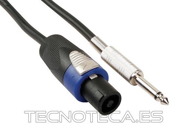 PAC144. Cable speakon macho a jack 6,35 m 5m