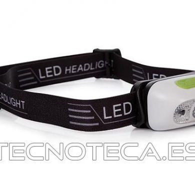 Linterna LED frontal con sensor recargable (EHL21)