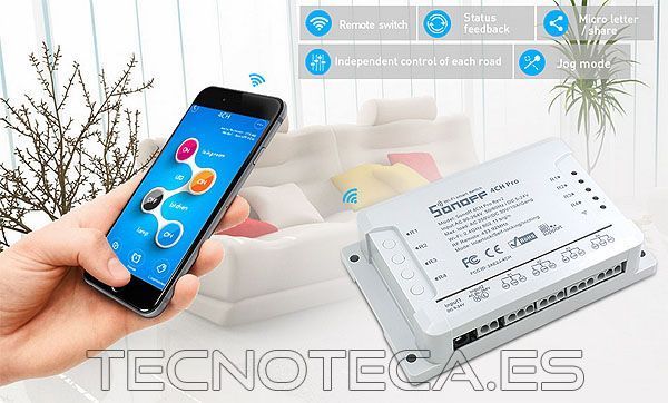 4CHPRO R3. Control remoto por WIFI 4 canales rele - Imagen 4