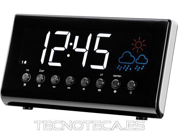 DV-10905. Radio despertador FM con indicacion del tiempo