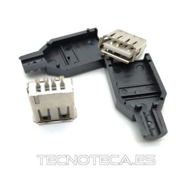 SCHCO071. Conector USB A hembra aereo