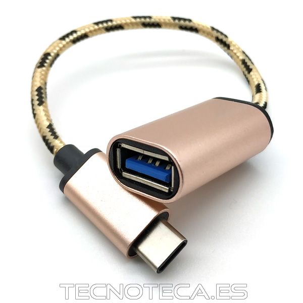 SCHCO066. Conexion USB C M a USB H 3.0 OTG 0,1M