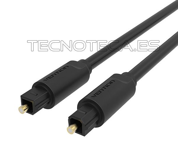 Toslink. Conexion audio fibra optica Toslink 1m