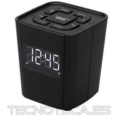 DV-10902. RADIO DESPERTADOR NEGRO