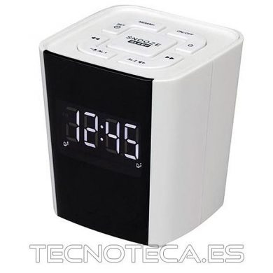 DV-10903. RADIO DESPERTADOR BLANCO