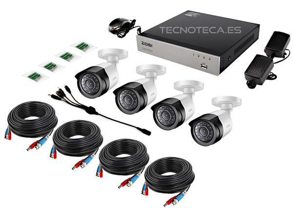 Kit de Videograbador con cuatro cámaras de 2 Mpx - Imagen 3