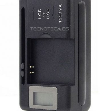 Cargador universal  baterías LI-ON para fotografía