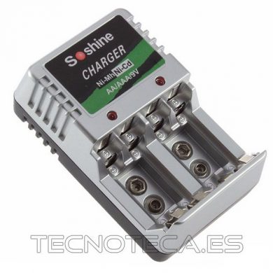 Cargador de pilas NI-CD, NI-MH universal