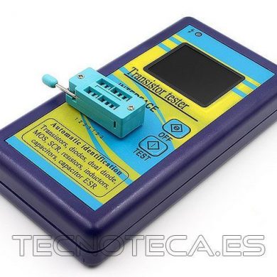SCHMUL001. Multimetro tester LCR, diodo y transistor