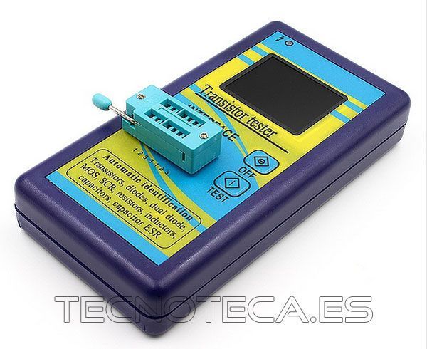SCHMUL001. Multimetro tester LCR, diodo y transistor