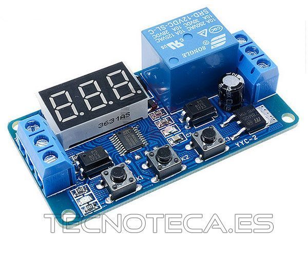 SCHT001. Rele temporizador universal digital, con disparo