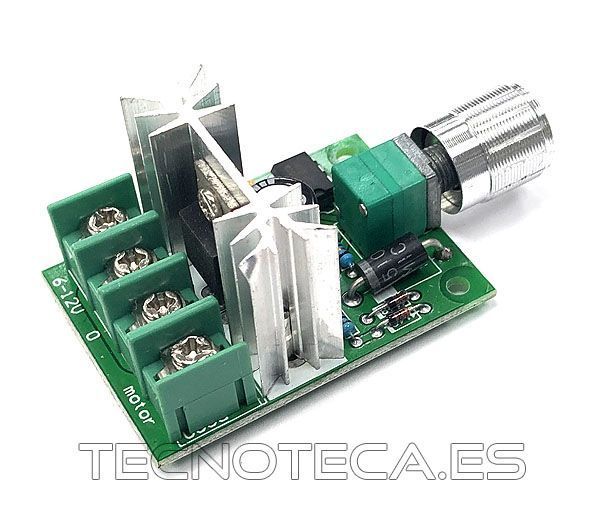 SCHR002. Regulador de motor de DC de 6/12 VDC PWM 6A