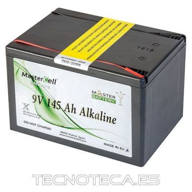 PIMA002. Pila alcalina de 9V/145Ah para pastor electrico