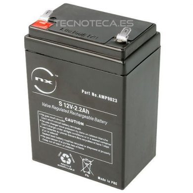 BAT3012. Bateria de plomo 12V 2,2Ah
