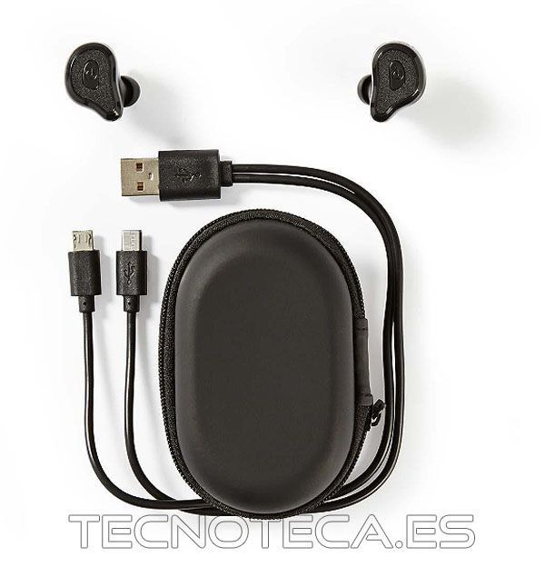 Auriculares inalambricos Bluetooth negro (SWTWS02B) - Imagen 3