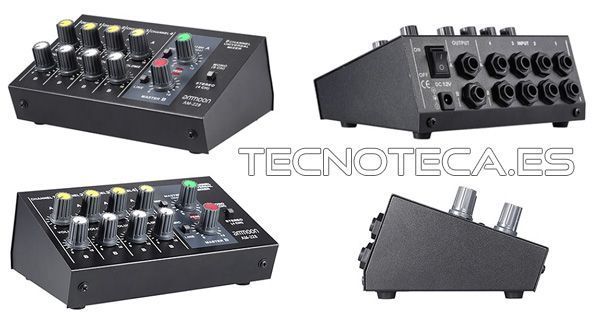 AM-228. Mesa de mezclas LINEA+MICRO 8 CANALES - Imagen 4