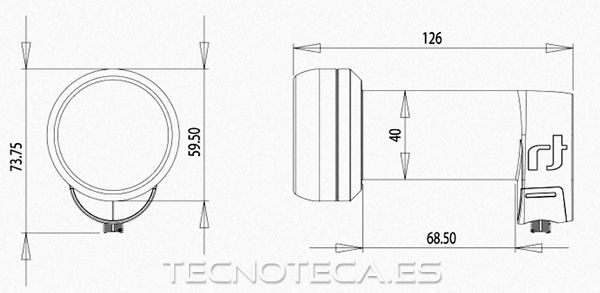 LNB Inverto Black Ultra Single HGLN 40mm LTE 0.2dB - Imagen 2