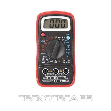 DVM853. Multimetro digital 1999 cuentas (DATA HOLD)