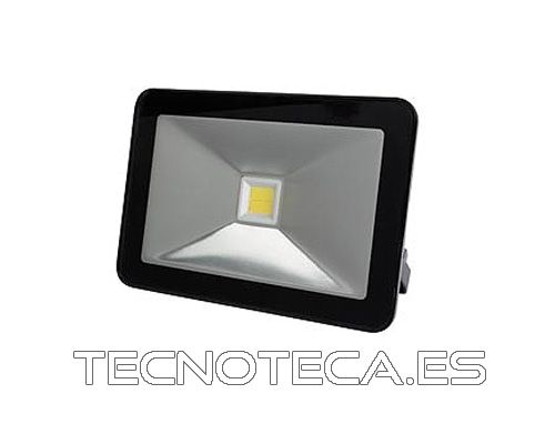 LEDA5001NW-B. Proyector Led blanco neutro 10W negro