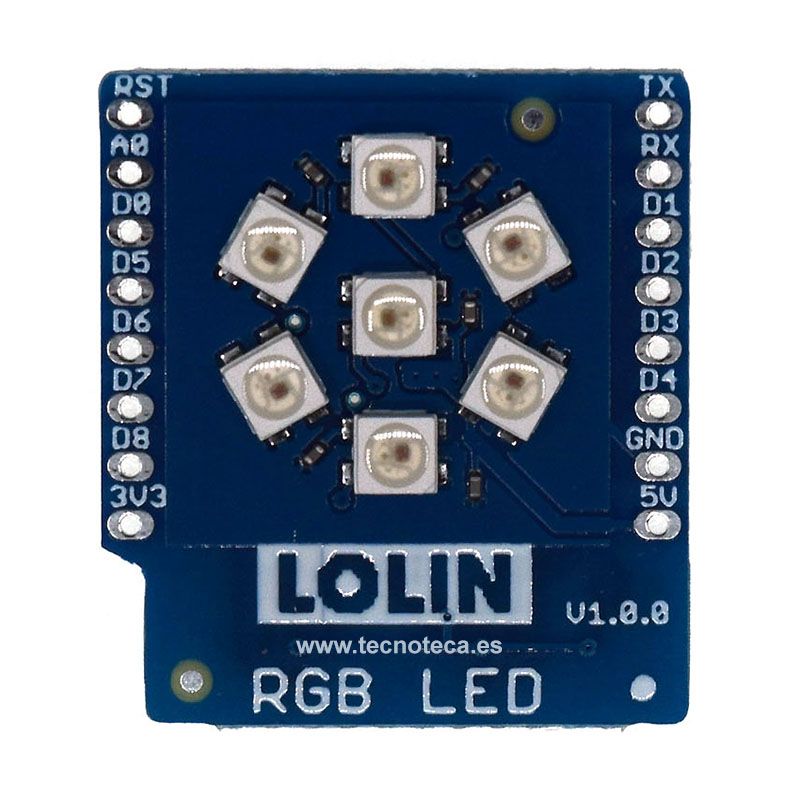 SHIELD WeMos D1 LED RGB