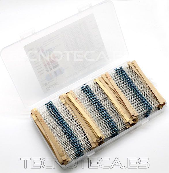 K/RES-E21. Kit de resistencias 2.600 unidades 1/4W - Imagen 2