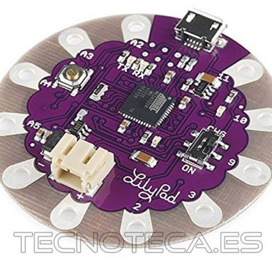 Arduino LILYPAD con ATmega32U4 para costura