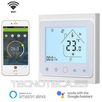 SCHD018. Termostato WIFI 16A ALEXA Google Home