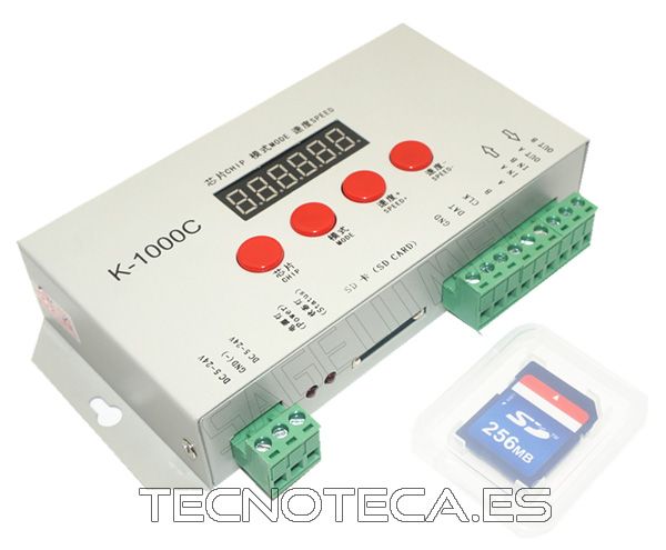K-1000C. Controlador LED para tiras y rollos