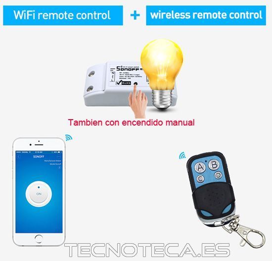 SCHD002. Control remoto WIFI + RF compatible con Alexa - Imagen 2
